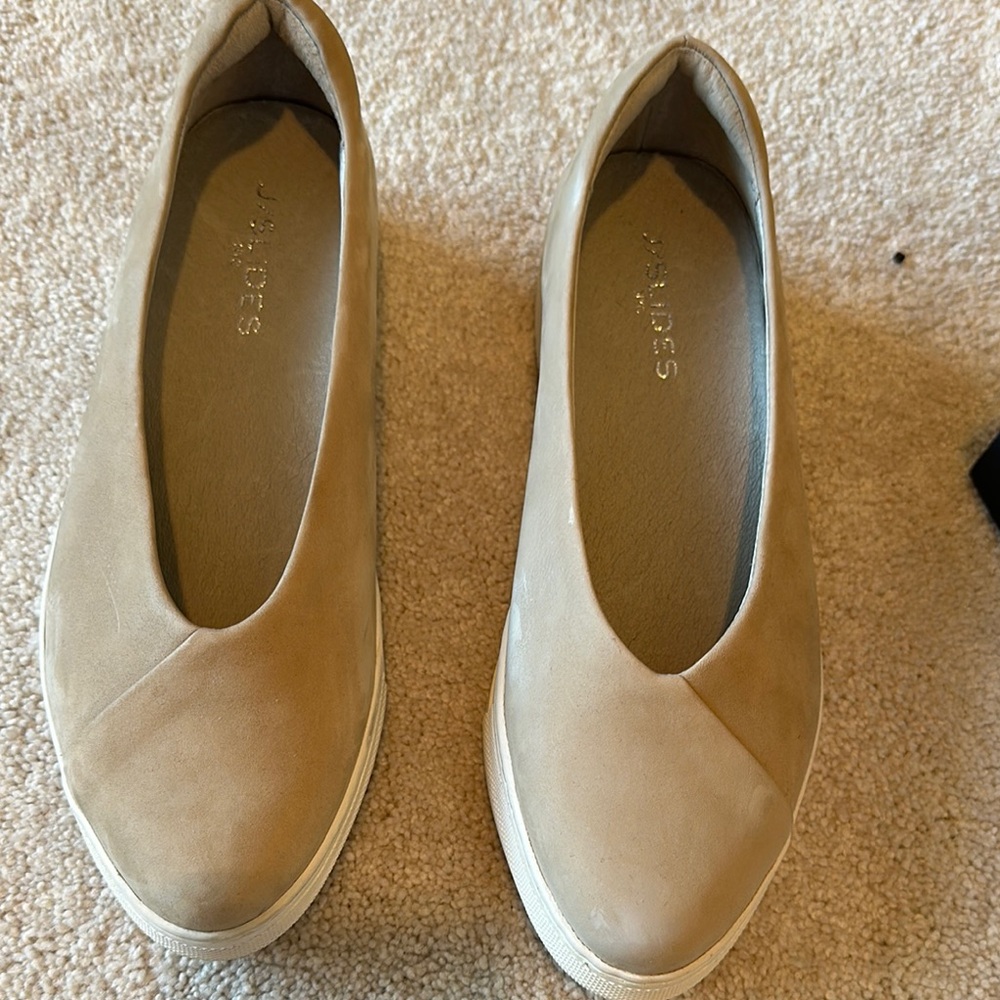 J Slides Slip On Shoes Suede